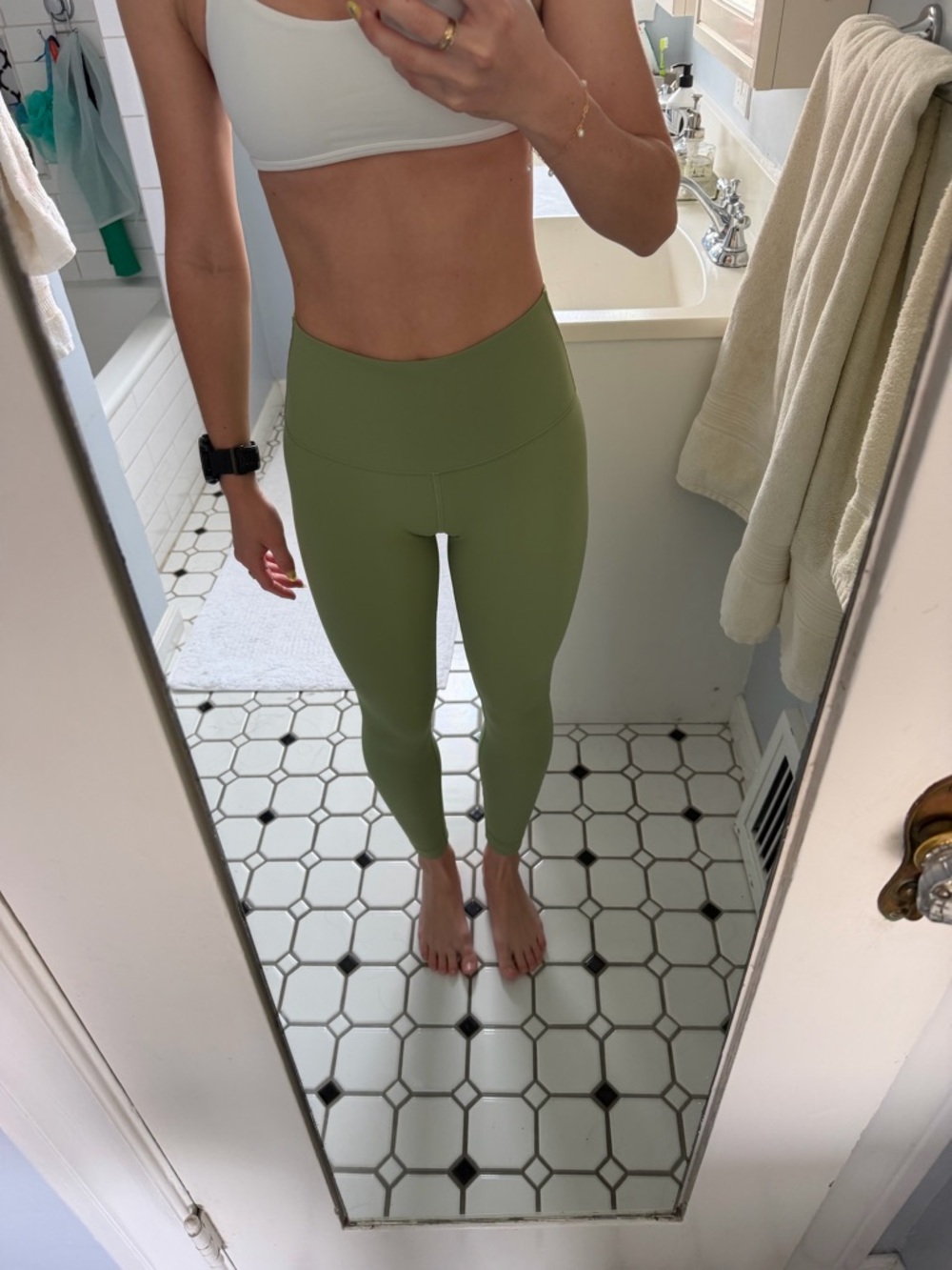 lululemon athletica Key Lime Green High-Rise Align Leggings